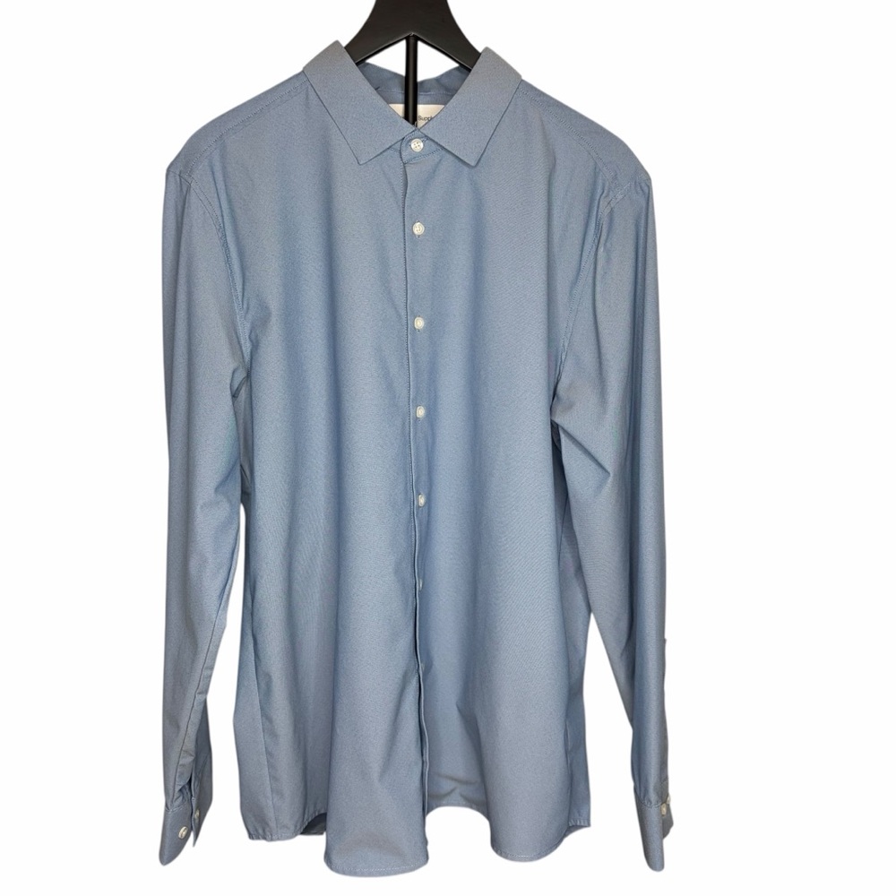 Ministry of Supply Light Blue Dress Shirt Size XL